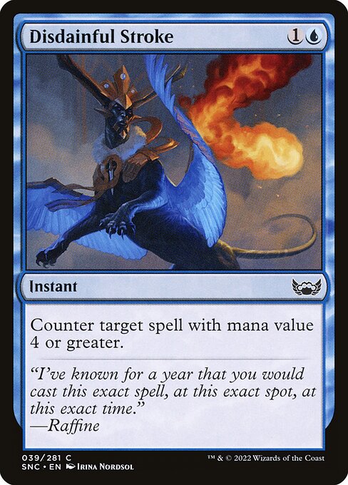 Disdainful Stroke (JP Alternate Art) - Secrets of Strixhaven: Mystical Archive - U - 82