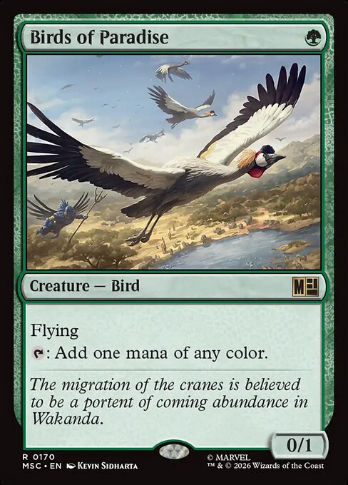 Birds of Paradise - Commander: Marvel Super Heroes - R - 170