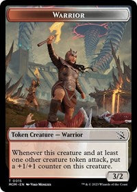 Warrior // Kraken Double-Sided Token - March of the Machine - T - 15 // 4