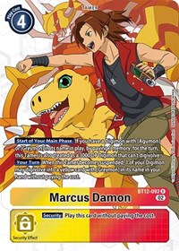 Marcus Damon (Alternate Art) - Across Time - Rare - BT12-092 R