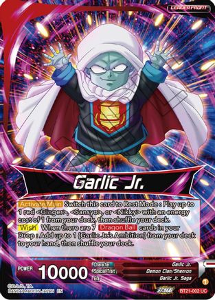 Garlic Jr. // Garlic Jr., Immortal Being - Wild Resurgence - Uncommon - BT21-002