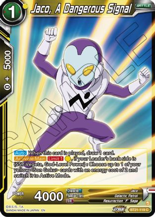 Jaco, A Dangerous Signal - Wild Resurgence - Common - BT21-119
