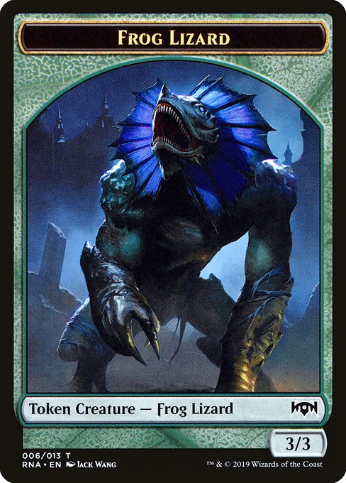 Frog Lizard Token - Ravnica Allegiance - T - 6