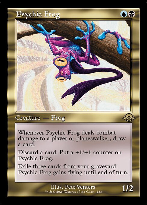 Psychic Frog (Retro Frame) - Modern Horizons 3 - R - 433
