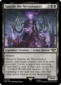 Sauron, the Necromancer - Universes Beyond: The Lord of the Rings: Tales of Middle-earth - R - 106
