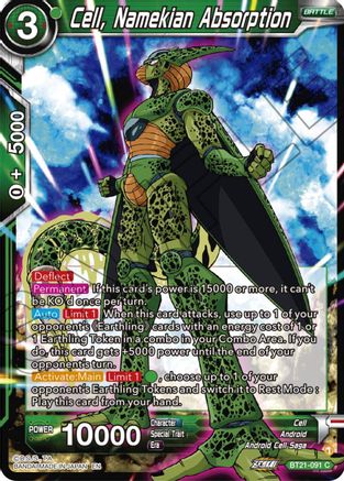 Cell, Namekian Absorption - Wild Resurgence - Common - BT21-091