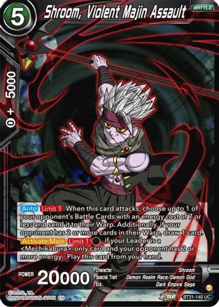Shroom, Violent Majin Assault - Wild Resurgence - Uncommon - BT21-140