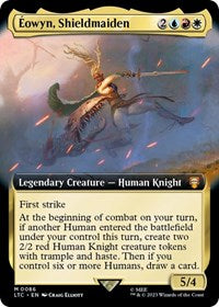 Eowyn, Shieldmaiden (Extended Art) - Commander: The Lord of the Rings: Tales of Middle-earth - M - 86