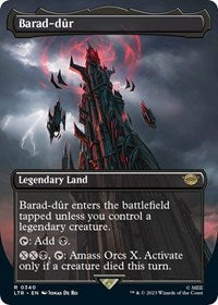 Barad-dur (0340) (Borderless) - Universes Beyond: The Lord of the Rings: Tales of Middle-earth - R - 340
