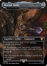 Morgul-Knife - Shadowspear (Surge Foil) - Commander: The Lord of the Rings: Tales of Middle-earth - M - 383