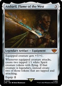 Anduril, Flame of the West - Universes Beyond: The Lord of the Rings: Tales of Middle-earth - M - 236