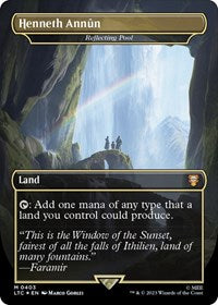 Henneth Annun - Reflecting Pool (Surge Foil) - Commander: The Lord of the Rings: Tales of Middle-earth - M - 403