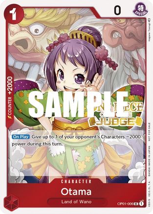 Otama (Judge) - One Piece Promotion Cards - PR - OP01-006