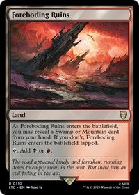 Foreboding Ruins - Commander: The Lord of the Rings: Tales of Middle-earth - R - 310