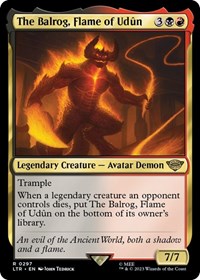 The Balrog, Flame of Udun - Universes Beyond: The Lord of the Rings: Tales of Middle-earth - R - 297