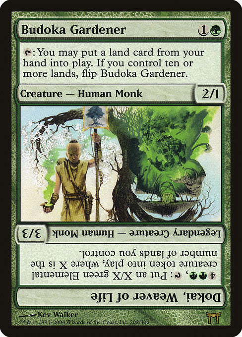 Budoka Gardener // Dokai, Weaver of Life - Champions of Kamigawa - R - 202