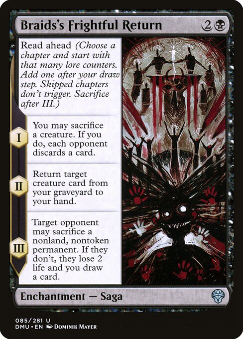 Braids's Frightful Return - Dominaria United - U - 85