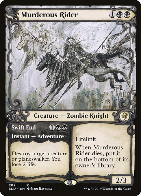 Murderous Rider (Showcase) - Throne of Eldraine - R - 287