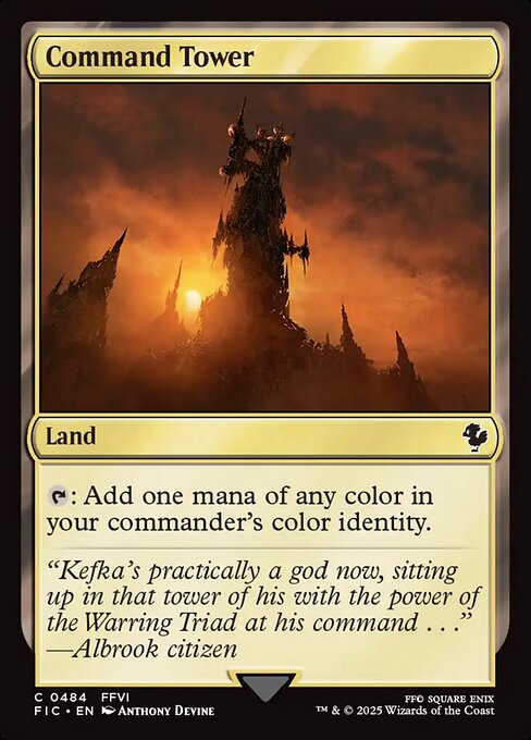 Command Tower (0484) (Surge Foil) - Commander: FINAL FANTASY - C - 484