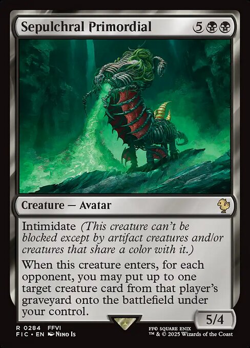 Sepulchral Primordial (Surge Foil) - Commander: FINAL FANTASY - R - 284