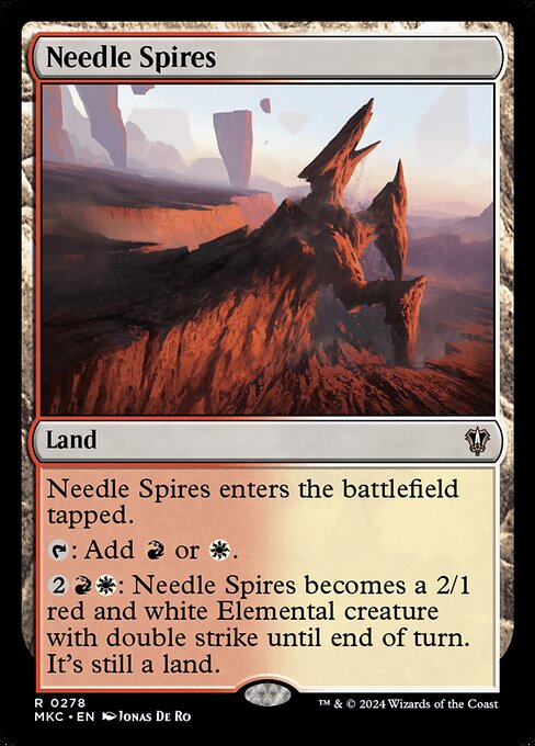 Needle Spires - Commander: Murders at Karlov Manor - R - 278
