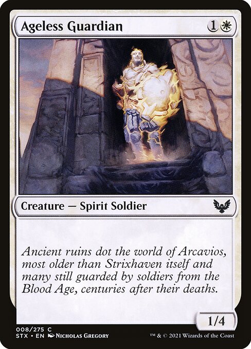 Ageless Guardian - Strixhaven: School of Mages - C - 8