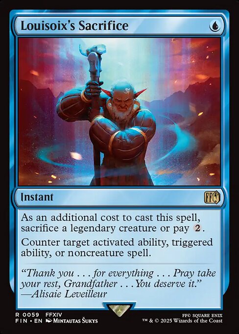 Louisoix's Sacrifice - Prerelease Cards - R - 59