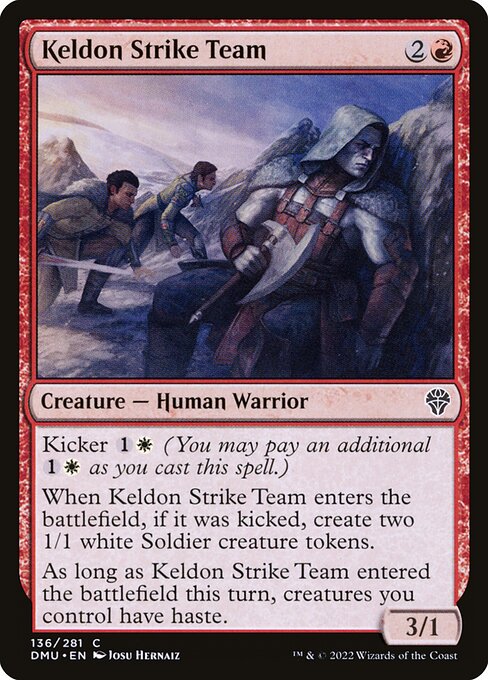 Keldon Strike Team - Dominaria United - C - 136