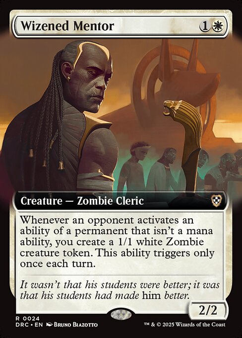Wizened Mentor (Extended Art) - Commander: Aetherdrift - R - 24