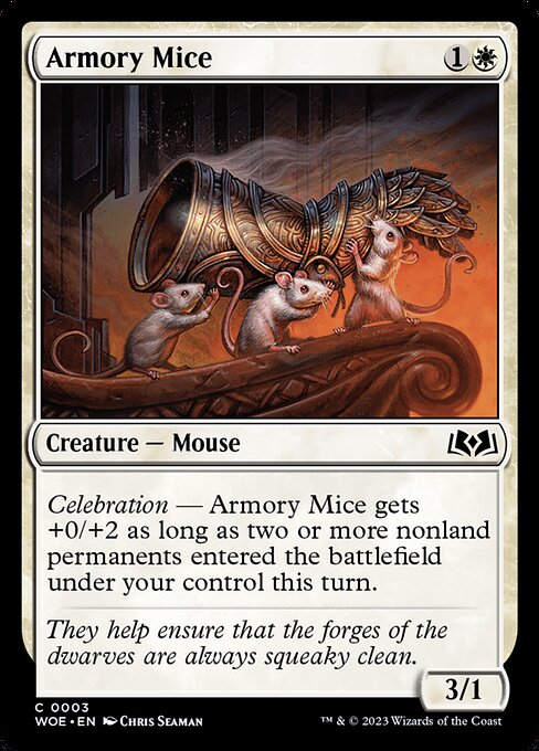 Armory Mice - Wilds of Eldraine - C - 3