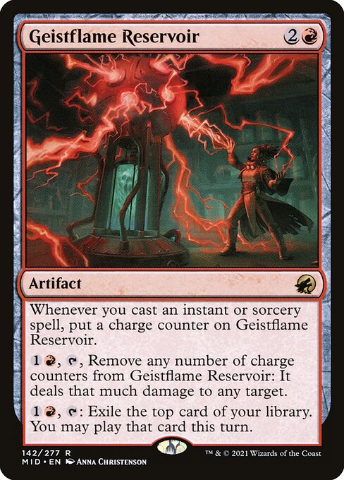 Geistflame Reservoir - Innistrad: Midnight Hunt - R - 142
