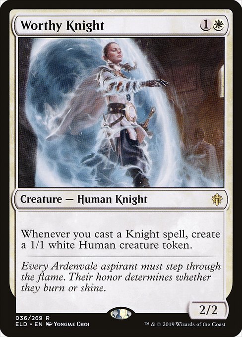 Worthy Knight - Throne of Eldraine - R - 36