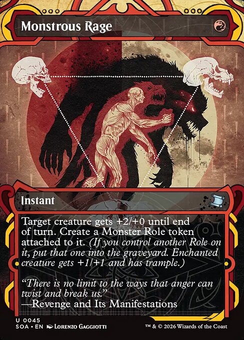 Monstrous Rage - Secrets of Strixhaven: Mystical Archive - U - 45