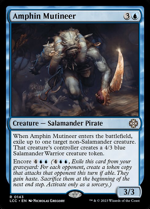Amphin Mutineer - Commander: The Lost Caverns of Ixalan - R - 143