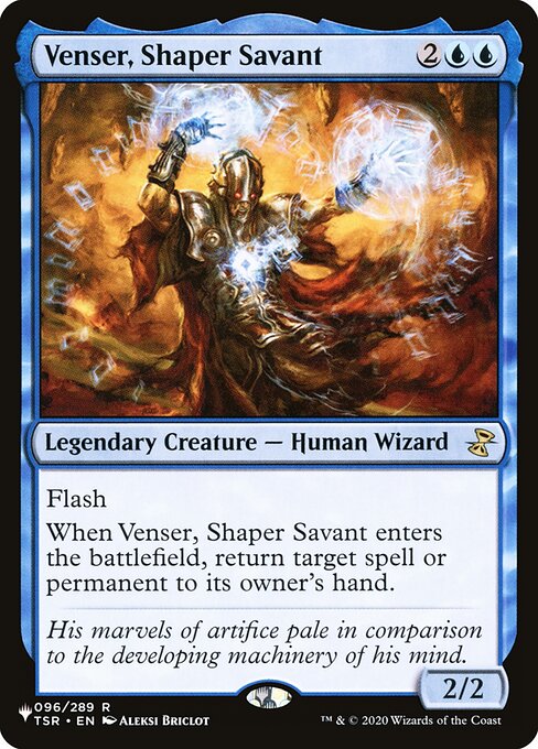Venser, Shaper Savant - The List Reprints - R - 096/289