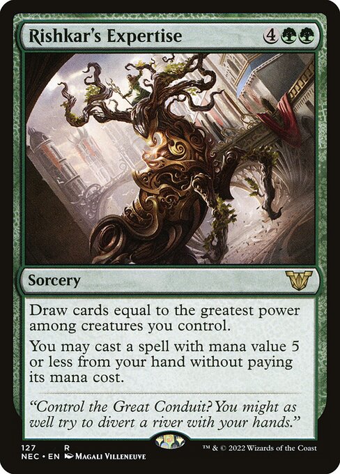 Rishkar's Expertise - Commander: Kamigawa: Neon Dynasty - R - 127