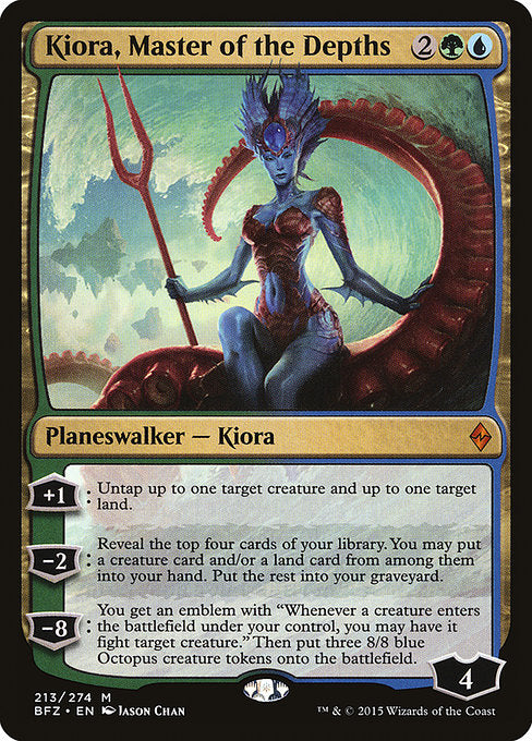Kiora, Master of the Depths - Battle for Zendikar - M - 213