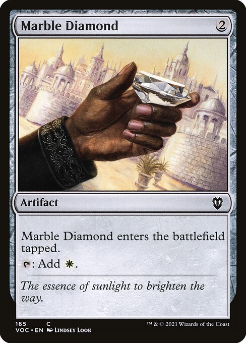 Marble Diamond - Commander: Innistrad: Crimson Vow - C - 165