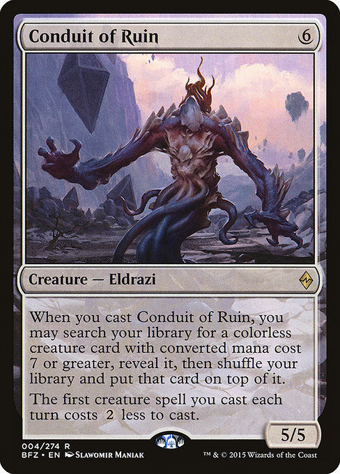 Conduit of Ruin - Battle for Zendikar - R - 4