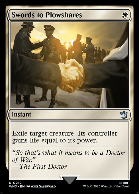 Swords to Plowshares - Universes Beyond: Doctor Who - U - 212