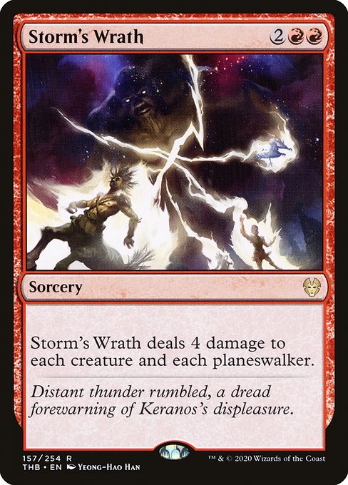 Storm's Wrath - Theros Beyond Death - R - 157