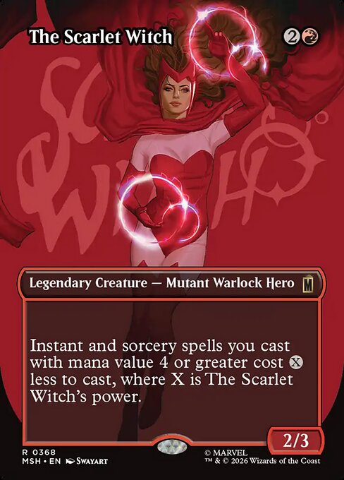 The Scarlet Witch (Borderless) - Marvel Super Heroes - R - 368