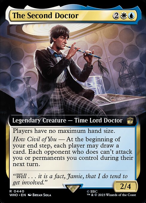 The Second Doctor (Extended Art) - Universes Beyond: Doctor Who - R - 440