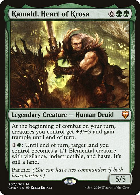 Kamahl, Heart of Krosa - Commander Legends - M - 237