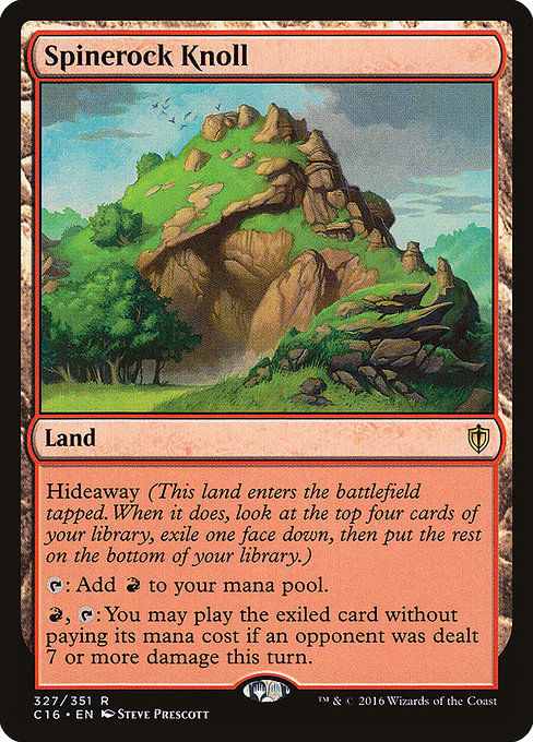 Spinerock Knoll - Commander 2016 - R - 327