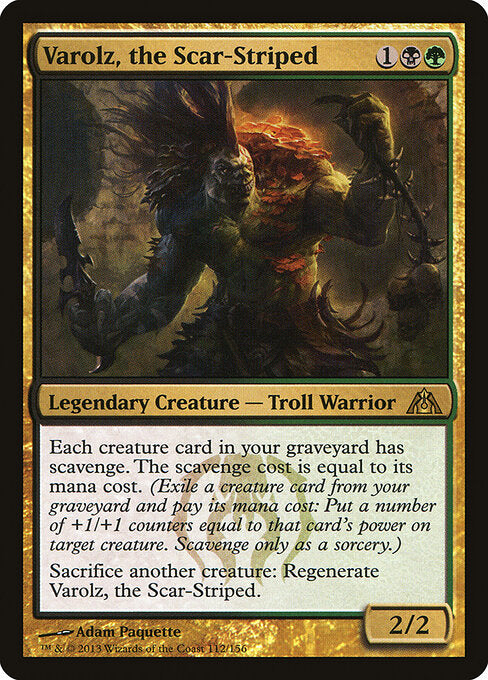 Varolz, the Scar-Striped - Dragon's Maze - R - 112