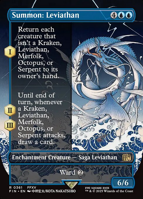 Summon: Leviathan (Borderless) - FINAL FANTASY - R - 361