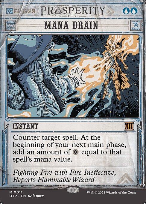 Mana Drain - Outlaws of Thunder Junction: Breaking News - M - 11