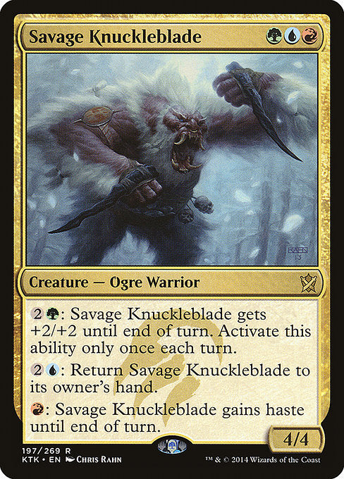 Savage Knuckleblade - Khans of Tarkir - R - 197