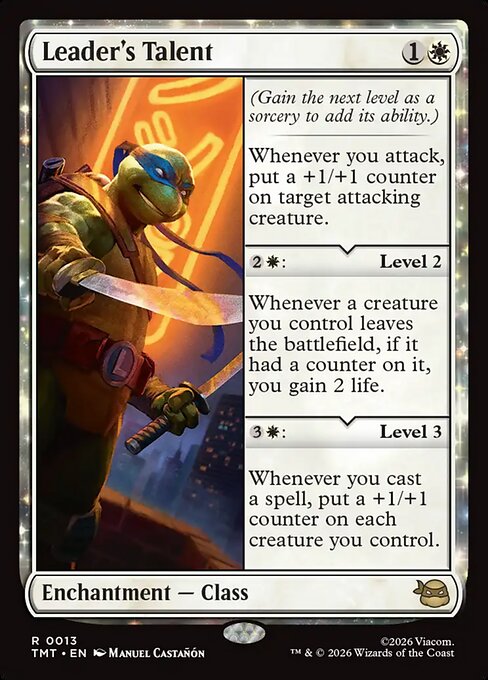 Leader's Talent - Teenage Mutant Ninja Turtles - R - 13